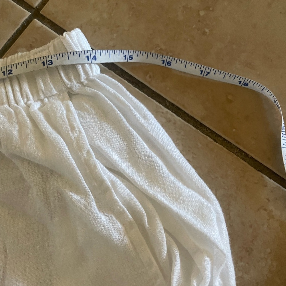 Flax Linen white pants size small - Picture 4 of 6